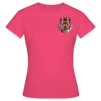 Serbien unser Heimatland - Frauen T-Shirt - Azalea - Vorne - AI Model Female 172 dark (172cm)