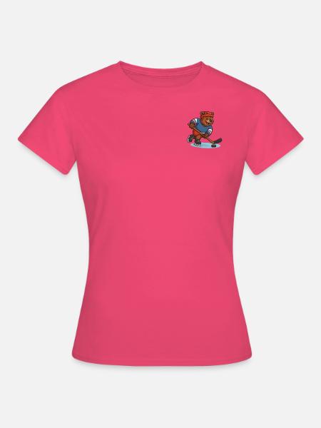 Eishockey Bär - Frauen T-Shirt - Azalea