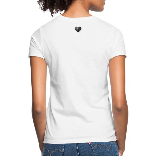 ,Schwarzwald’ mit Herzchen schwarz-weiß - Frauen T-Shirt