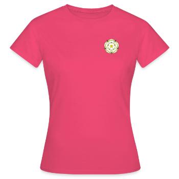 The Yorkshire Rose - Women's T-Shirt - azalea - Front - AI Model Female 172 dark (172cm)