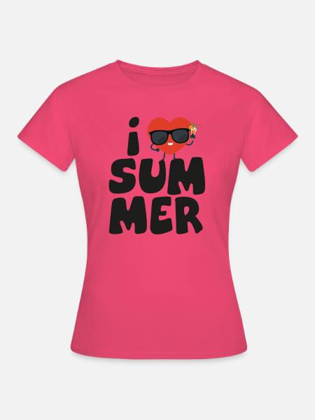 Liebe Sommer2 - Frauen T-Shirt - Azalea