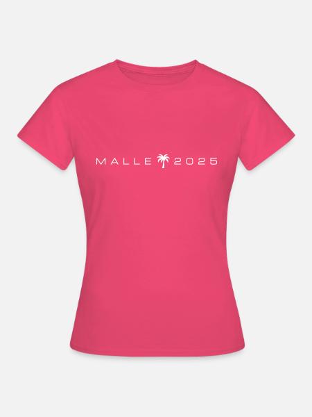 Malle 2025 Palme - Frauen T-Shirt - Azalea