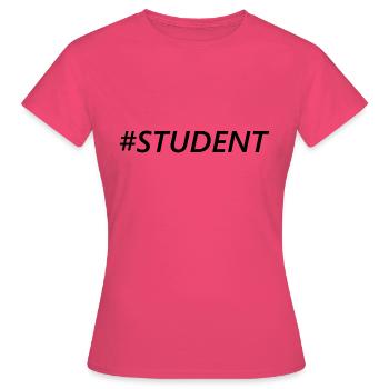 #STUDENT - Women's T-Shirt - azalea - Front - AI Model Female 172 dark (172cm)
