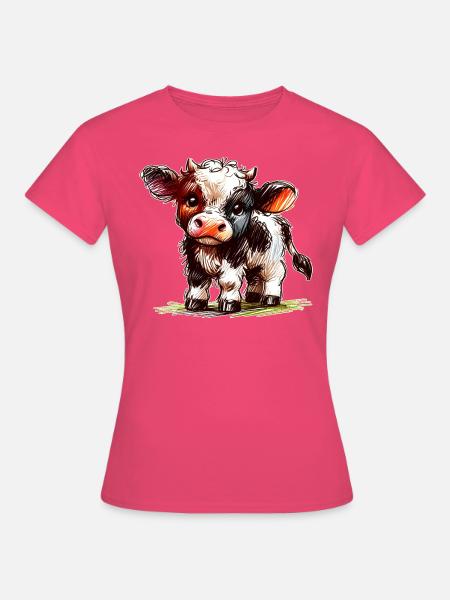 Kalb - Frauen T-Shirt - Azalea