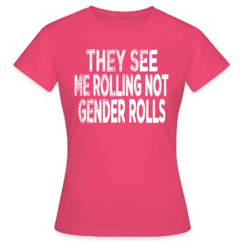 abortion is healthcare gift liberal activists - Frauen T-Shirt - Azalea - Vorne - AI Model Female 172 dark (172cm)