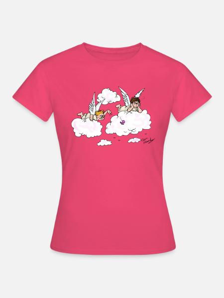 Fiese Engelechen - Frauen T-Shirt - Azalea