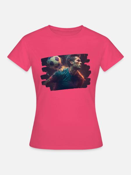 Fussball Star - Frauen T-Shirt - Azalea