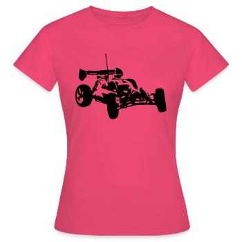 Buggy - Frauen T-Shirt - Azalea - Vorne - AI Model Female 172 dark (172cm)