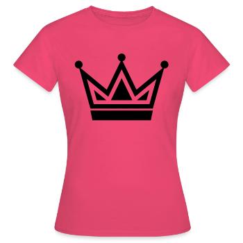 crown8 - T-shirt Femme - rose azalée - Devant - AI Model Female 172 dark (172cm)