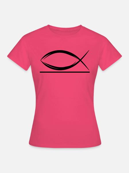 Jesus Christ God Faith - Frauen T-Shirt - Azalea