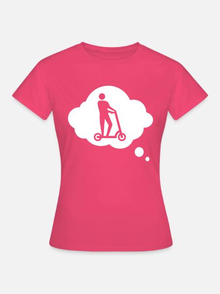 E-Scooter E-Roller Scooter - Frauen T-Shirt - Azalea