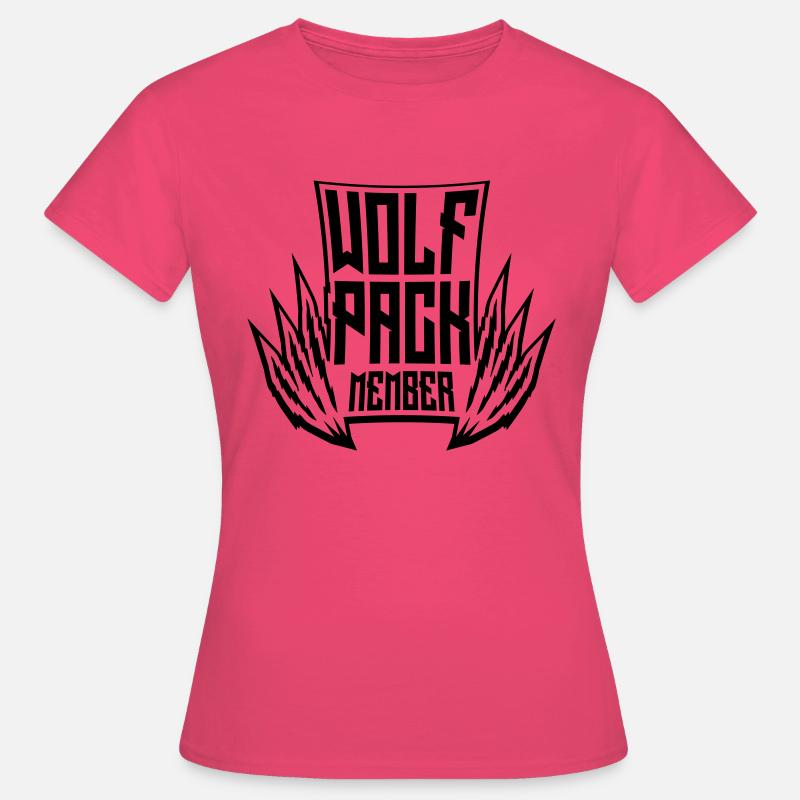 Team Wolf Pack - Frauen T-Shirt - Azalea