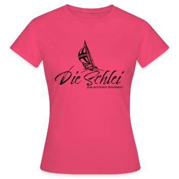 Schlei / Schleimünde Bo-Grafik - Frauen T-Shirt - Azalea - Vorne - AI Model Female 172 dark (172cm)