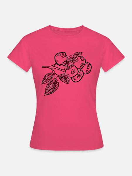 Blueberries - Frauen T-Shirt - Azalea