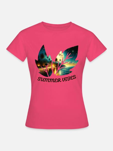Sommerliche Vibes - Frauen T-Shirt - Azalea