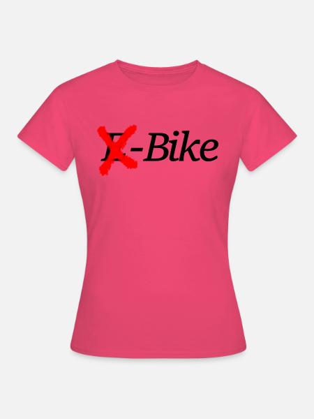 No E-Bike Geschenk Fahrrad - Frauen T-Shirt - Azalea