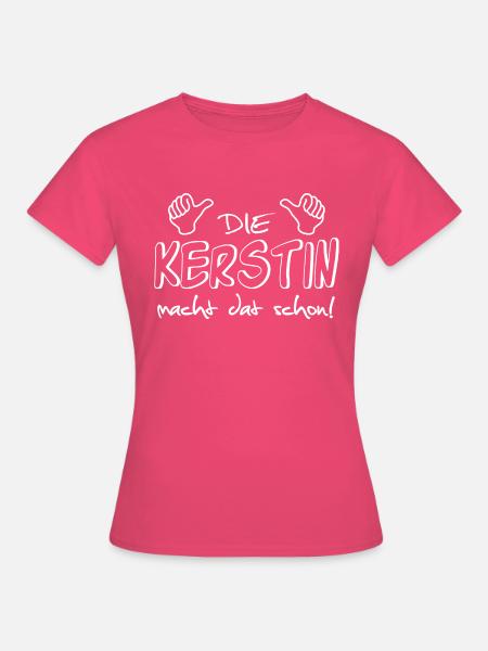 kerstin - Frauen T-Shirt - Azalea