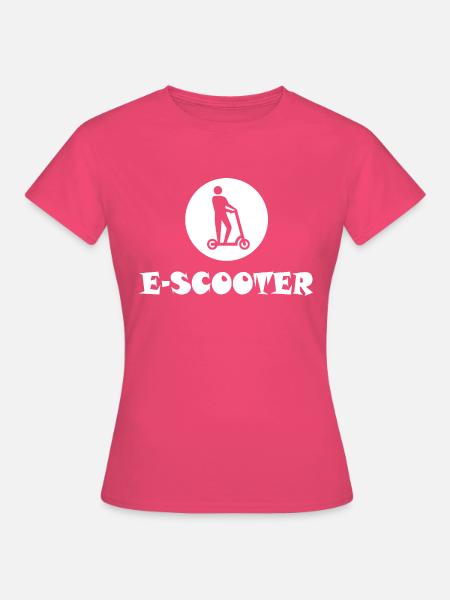 E-Scooter E-Roller Scooter - Frauen T-Shirt - Azalea