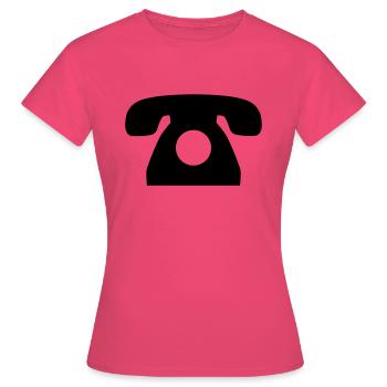 Telefon - Frauen T-Shirt - Azalea - Vorne - AI Model Female 172 dark (172cm)