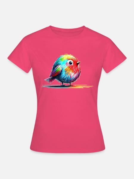 Vögelchen - Frauen T-Shirt - Azalea