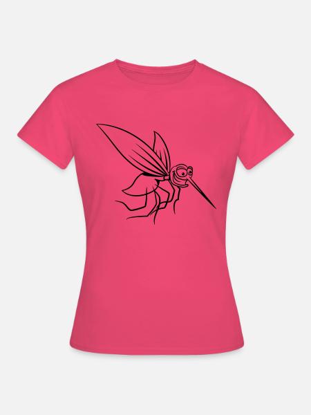 Mücke witzig stechen comic - Frauen T-Shirt - Azalea