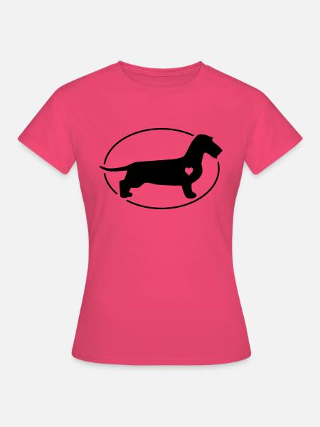 Rauhaardackel - Frauen T-Shirt - Azalea