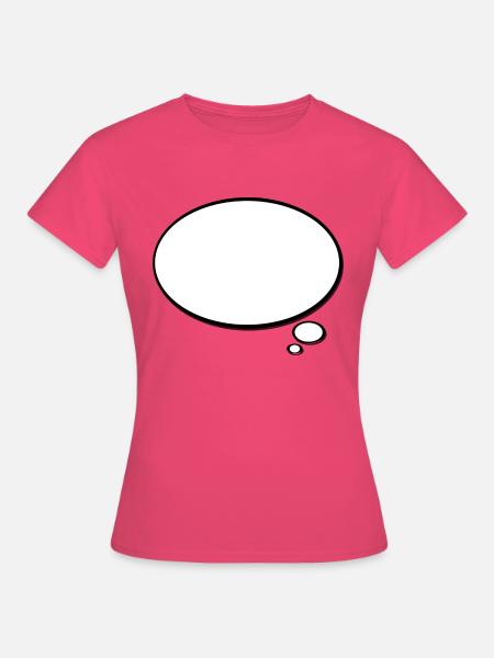 sprechblase - Frauen T-Shirt - Azalea