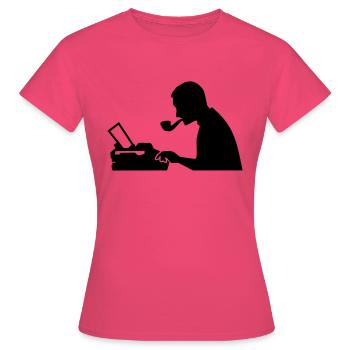 Journalist - Frauen T-Shirt - Azalea - Vorne - AI Model Female 172 dark (172cm)