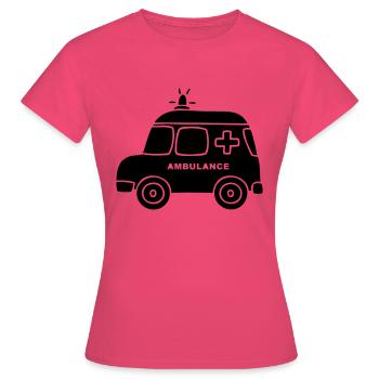 Ambulance - Women's T-Shirt - azalea - Front - AI Model Female 172 dark (172cm)