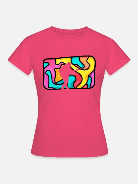 Elektrogitarre Basser - Frauen T-Shirt - Azalea