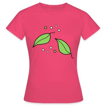 Foliage - Women's T-Shirt - azalea - Front - AI Model Female 172 dark (172cm)
