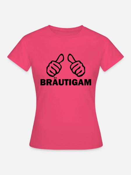 bräutigam - Frauen T-Shirt - Azalea