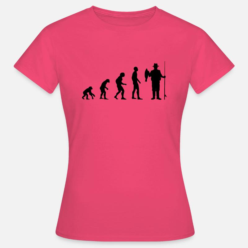 Angler Evolution - Women's T-Shirt - azalea