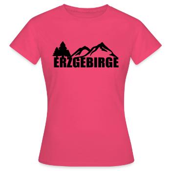 Erzgebirge - Frauen T-Shirt - Azalea - Vorne - AI Model Female 172 dark (172cm)