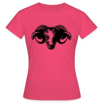 Bélier horoscope stylisée - T-shirt Femme - rose azalée - Devant - AI Model Female 172 dark (172cm)