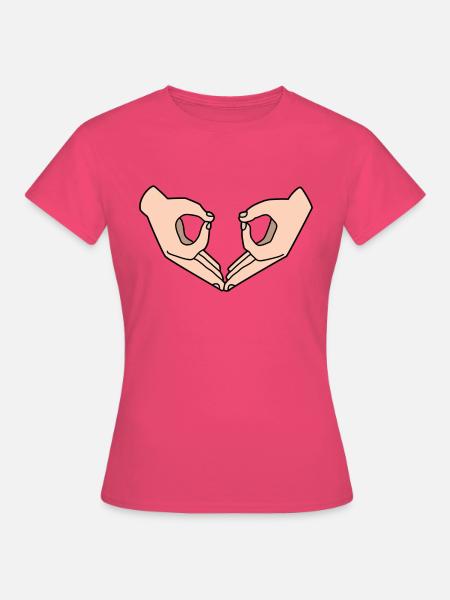 Hand Brille Eule - Frauen T-Shirt - Azalea