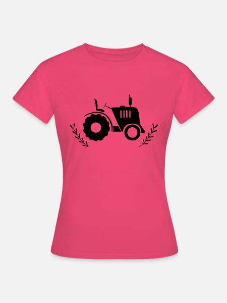 Traktor - Frauen T-Shirt - Azalea