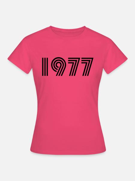 20er Geburtstags Shirt 1977 - Frauen T-Shirt - Azalea