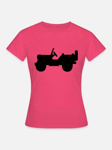 Shilouette Willys solo - Frauen T-Shirt - Azalea