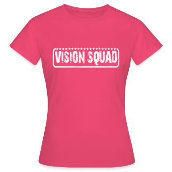 Escouade Vision 7 - T-shirt Femme - rose azalée - Devant - AI Model Female 172 dark (172cm)