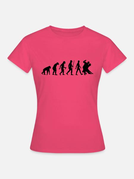 Evolution Tanzen - Frauen T-Shirt - Azalea