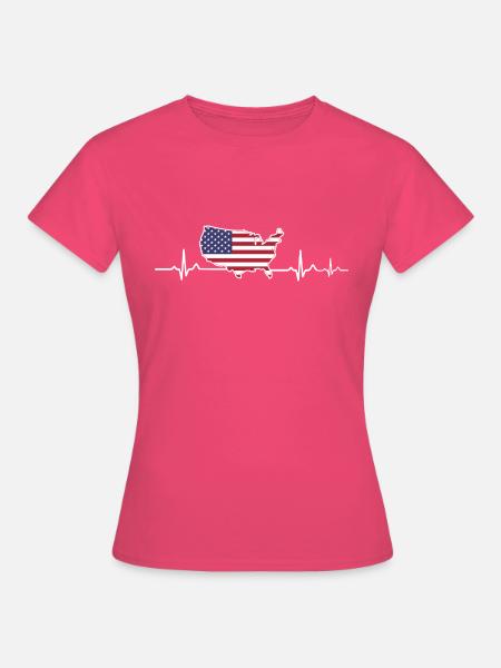 USA - Frauen T-Shirt - Azalea