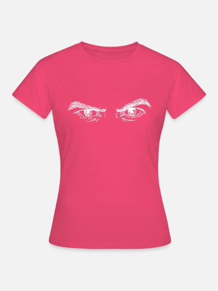 ärgerliche Augen - Frauen T-Shirt - Azalea