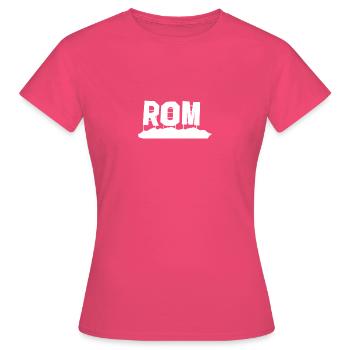 Rom - Frauen T-Shirt - Azalea - Vorne - AI Model Female 172 dark (172cm)