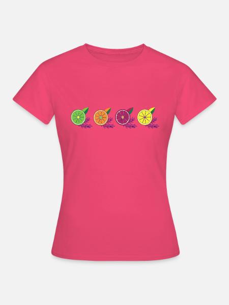 Frisches Zitrus-Quartett - Frauen T-Shirt - Azalea