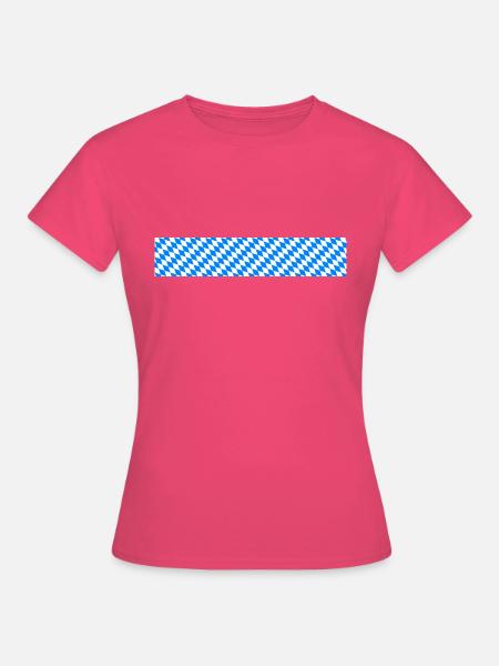Bavarian Stripe - Frauen T-Shirt - Azalea