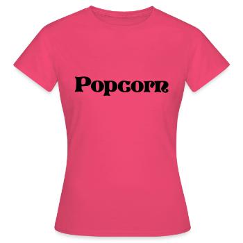 Popcorn - Frauen T-Shirt - Azalea - Vorne - AI Model Female 172 dark (172cm)