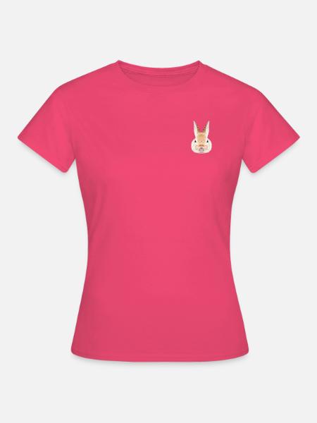 Hase Polygon – Low Poly - Frauen T-Shirt - Azalea