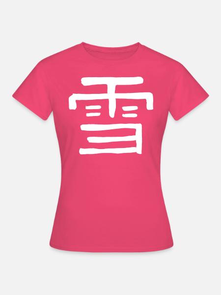 Schnee - Japanisch - Frauen T-Shirt - Azalea