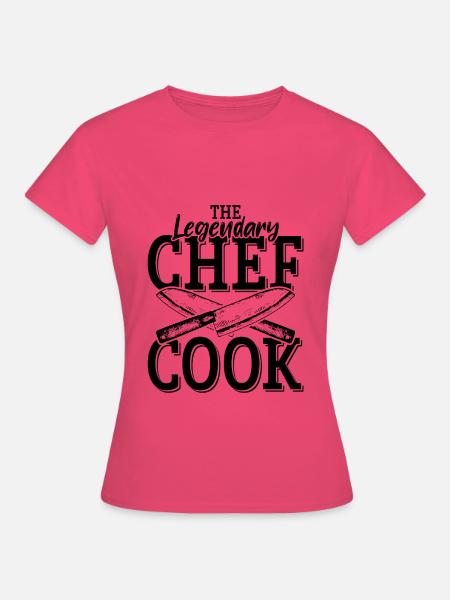 chefkoch koch kochen spruch - Frauen T-Shirt - Azalea
